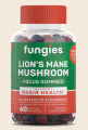 Lion's Mane Mushroom Daily Memory/Focus Blueberry & Strawberry Flavor 60 Gummies Fungies 860006794507