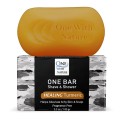 One Bar Shave & Shower Healing Turmeric Fragrance Free 3.5 oz(100g) One With Nature